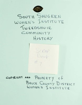 South Saugeen WI Scrapbook, Volume 7