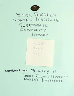 South Saugeen WI Scrapbook, Volume 9