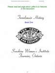 Sunshine WI Tweedsmuir Community History, Volume 1