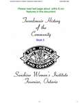 Sunshine WI Tweedsmuir Community History, Volume 5