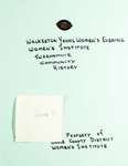 Walkerton Young Women's WI Tweedsmuir Community History, Volume 10