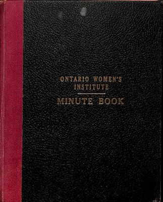 Amherst Island WI Minute Book: 1952-57