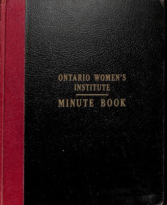 Amherst Island WI Minute Book: 1965-69