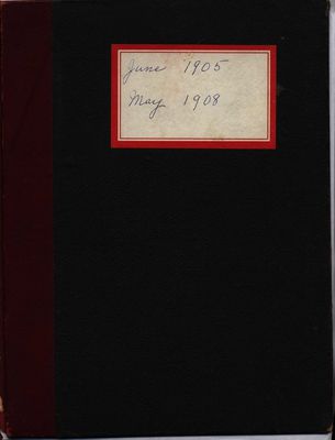 Stoney Creek Minute Book, 1905-1908