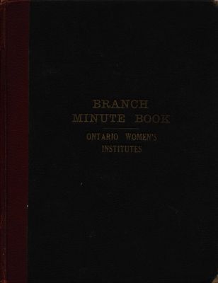 Vinemount WI Minute Book, 1934-1937