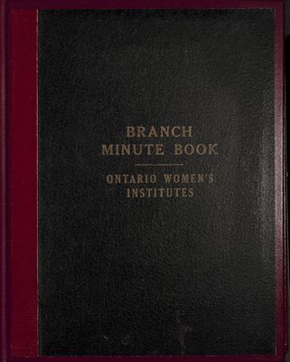 Vinemount WI Minute Book, 1937-1940