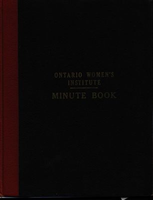 Vinemount WI Minute Book, 1961-1968