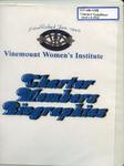 Vinemount WI Tweedsmuir Community History, Volume 2 Charter Members Biographies, Part 2 2003