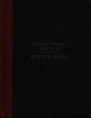 Winona WI Minute Book, 1957-1962