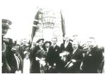 Unveiling of North Easthope Cairn with Lord and Lady Tweedsmuir, 1936