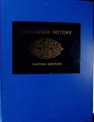 Chapman WI Tweedsmuir Community History Volume 1