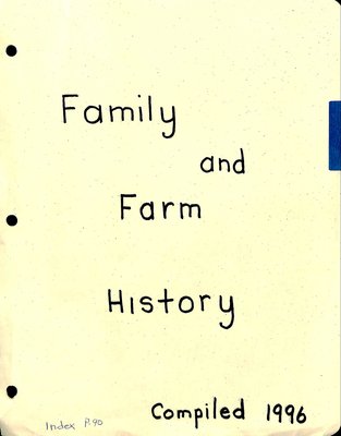 Melrose WI Tweedsmuir Community History, Volume 14, Farm & Family History