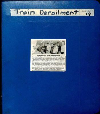 Melrose WI Tweedsmuir Community History, Volume 19 Train Derailment 2003