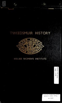 Hillier WI Tweedsmuir Community History - Book 3