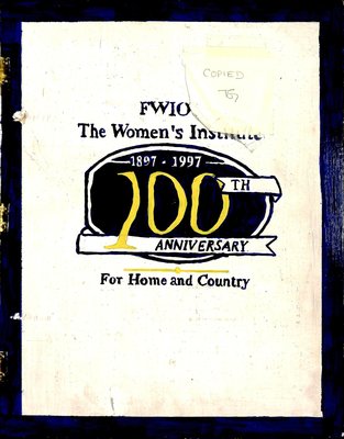 Rednersville WI Tweedsmuir Community History - Book 4