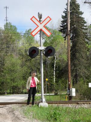 Trout Mills Railroad Crossing Light