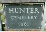 Hunter Cemetery Plaque