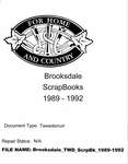 Brooksdale WI Scrapbook: 1989-1992