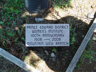 Prince Edward District W.I. 100th Anniversary: Mountain View WI