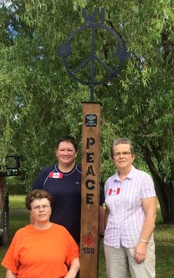 Glasgow Women's Institute's Peace Pole