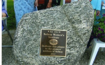 Solway WI Plaque