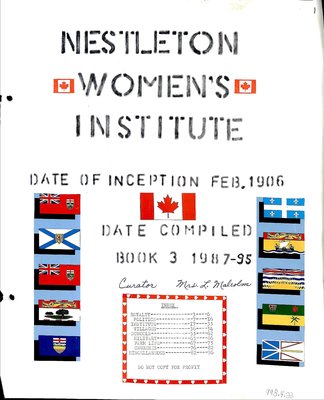 Nestleton WI Tweedsmuir Community History, 1987-95