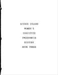 Scugog Island Tweedsmuir Community History, Volume 3