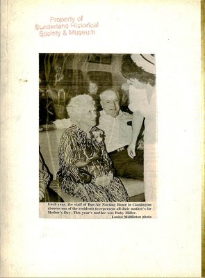 Sunderland WI Tweedsmuir Community History, Volume 12