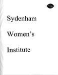 Sydenham WI Tweedsmuir Community History, Volume 10
