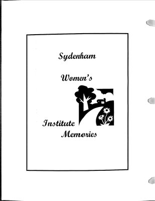 Sydenham WI Tweedsmuir Community History, Volume 5