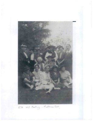 Mattawa WI Photograph, 1934 Meeting