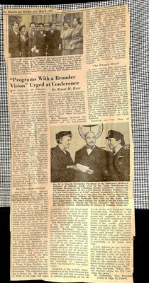 Nipissing District WI Scrapbook, 1950-85