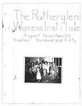 Rutherglen WI Tweedsmuir Community History, Volume 1