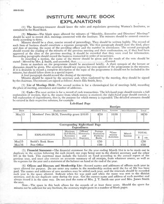 Penninsula WI Minute Book, 1959-65