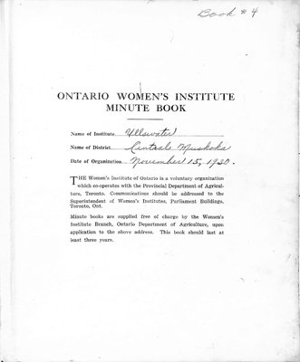 Ullswater WI Minute Book, 1947-51