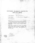 Utterson WI Minute Book, 1948-52