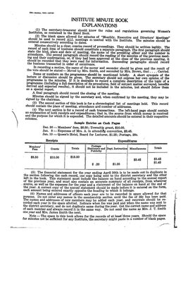 Cochrane WI Minute Book, 1942-46