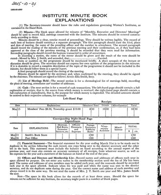 Mattawa WI Minute Book, 1964-69