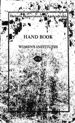 1930 WI Handbook and Rockley WI Minute Book, 1929-36