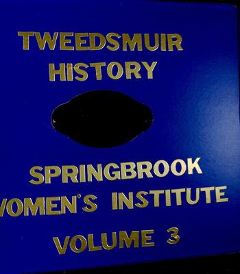 Springbrook WI Tweedsmuir Community History, Volume 3, 2000-2008