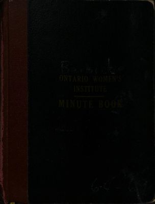 Barwick WI Minute Book 1964-69