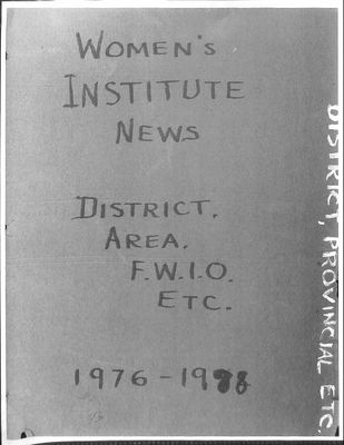 Bealton WI Tweedsmuir Community History, Volume 4, 1976-1998