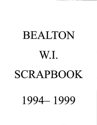 Bealton WI Tweedsmuir Community History, Volume 5, 1994-1999