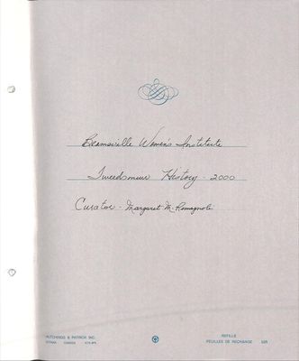 Beamsville WI Tweedsmuir Community History, Volume 8, 2000