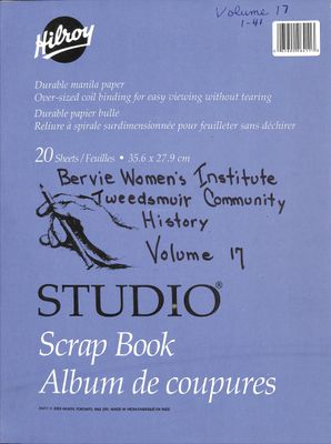 Bervie WI Tweedsmuir Community History Volume 17