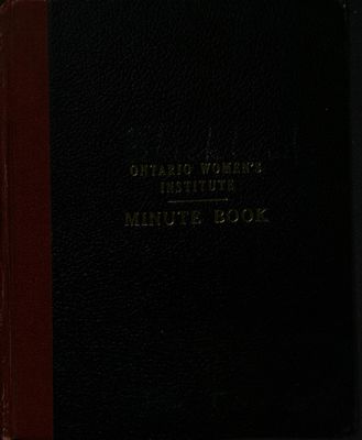 Black Hawk WI Minute Book 1950-51