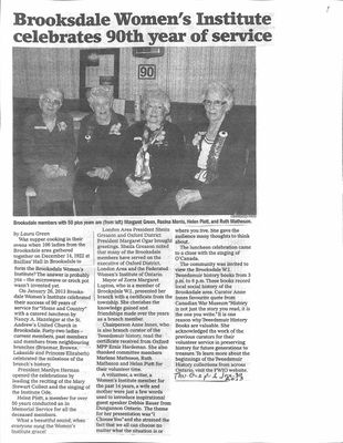 Braemar WI Tweedsmuir Community History, Volume 7, 2013