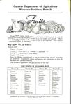 Fruits Pamphlet