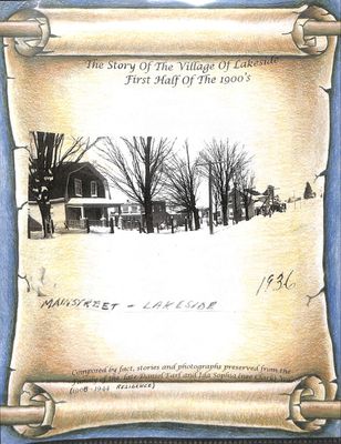 The Story of the Village of Lakeside, First Half of the 1900's