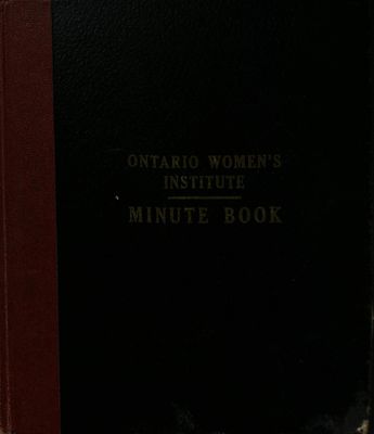 Miscampbell WI Minute Book 1966-72